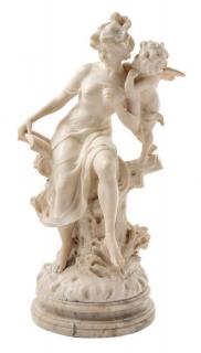 Appraisal: An Italian Alabaster Sculpture Height inches An Italian Alabaster Sculpture