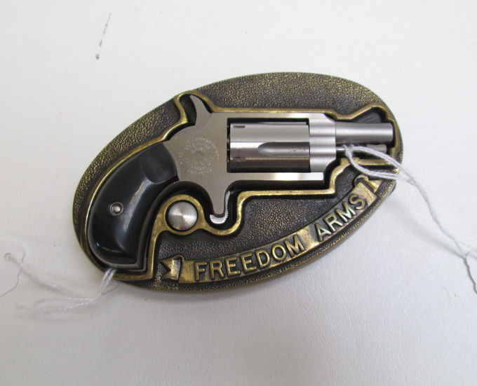 Appraisal: FREEDOM ARMS MODEL FA-S- LR BELT BUCKLE MINI REVOLVER lr