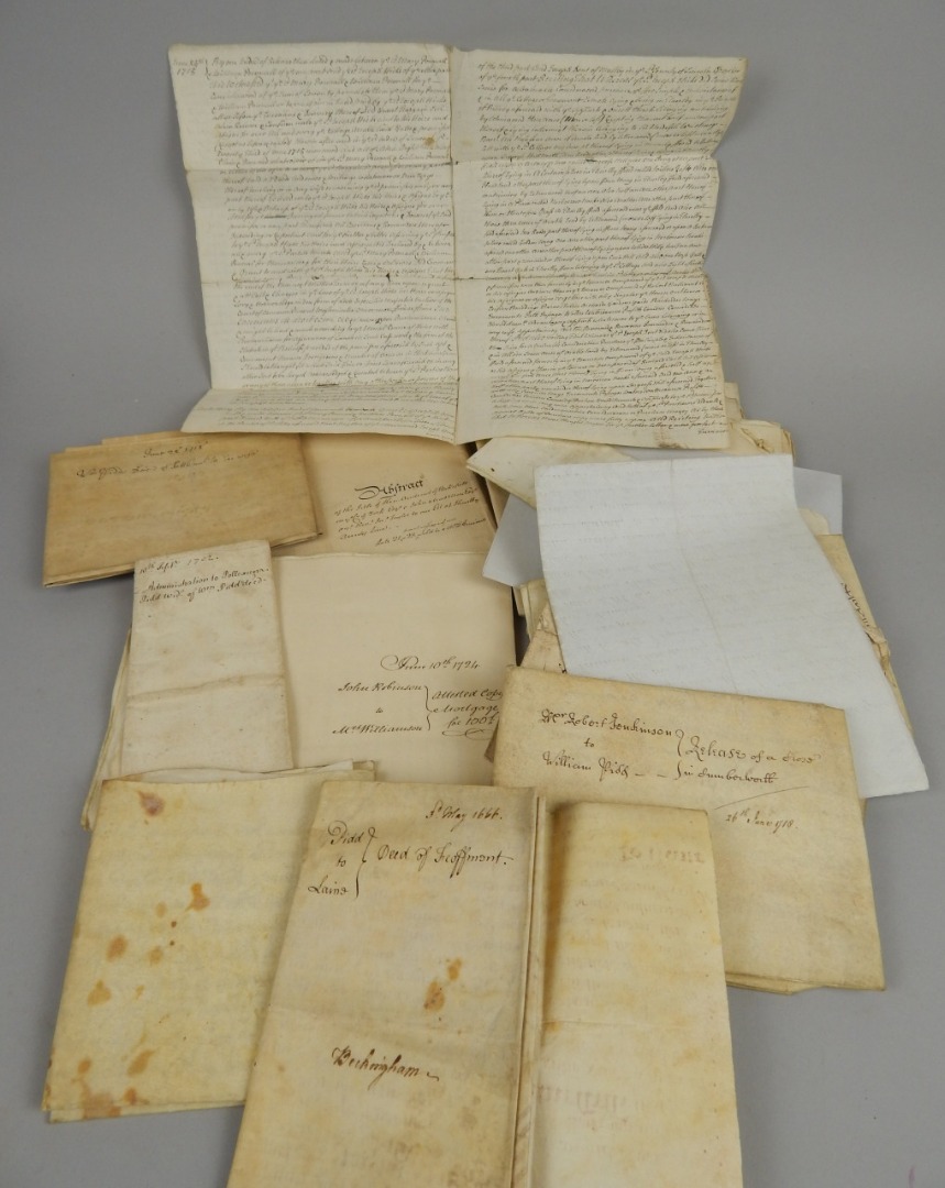 Appraisal: An indenture dated rd May lacking seal velum An indenture