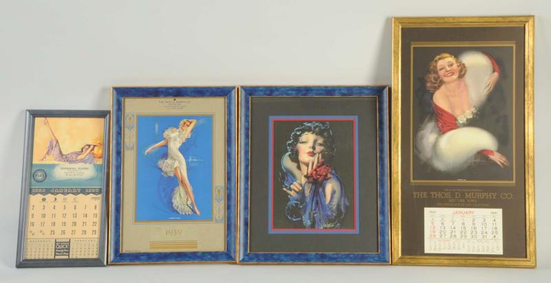 Appraisal: Lot of Pinup Girl Calendars This lot includes two sample