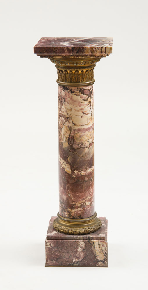 Appraisal: GILT-BRONZE AND MARBLE PEDESTAL Circa x x in Property from