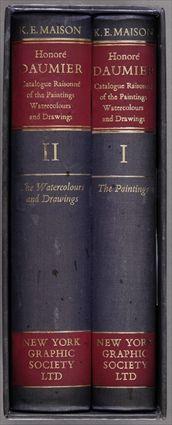 Appraisal: DAUMIER MAISON HONOR DAUMIER CATALOGUE RAISONN OF THE PAINTINGS WATERCOLORS