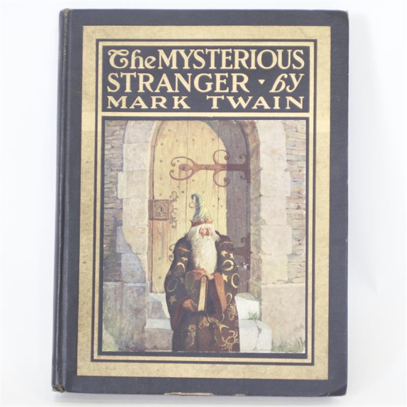 Appraisal: The Mysterious Stranger Book By Mark Twain Copyright H x