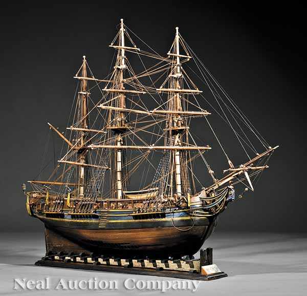 Appraisal: A Fine American Ship Model of the H M S