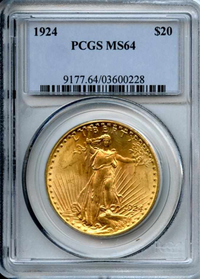 Appraisal: MS PCGS A frosty near-Gem with bright yellow-golden luster and