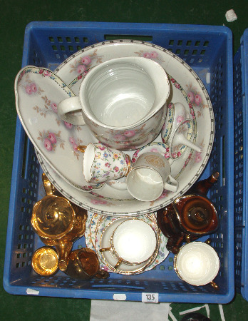 Appraisal: A Collection Of Pottery To Include Regency pc Chintz Teaset