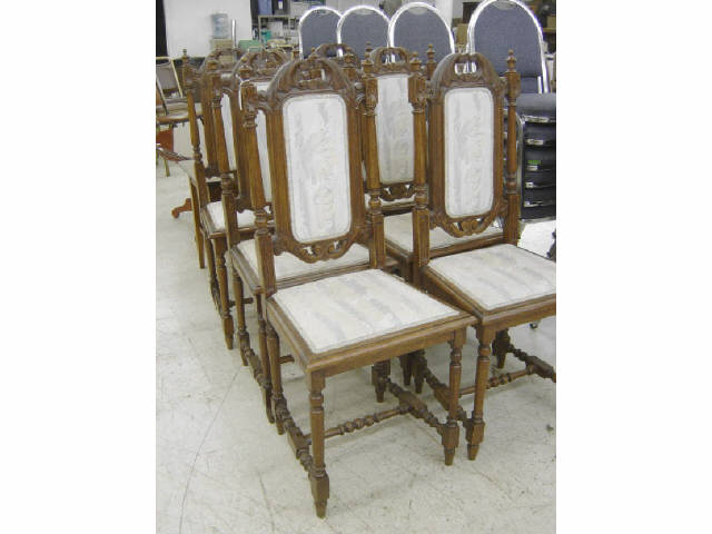 Appraisal: SET OF OAK CHAIRS