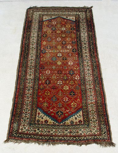 Appraisal: KURDISH ORIENTAL RUG Approx ' '' x ' '' hand