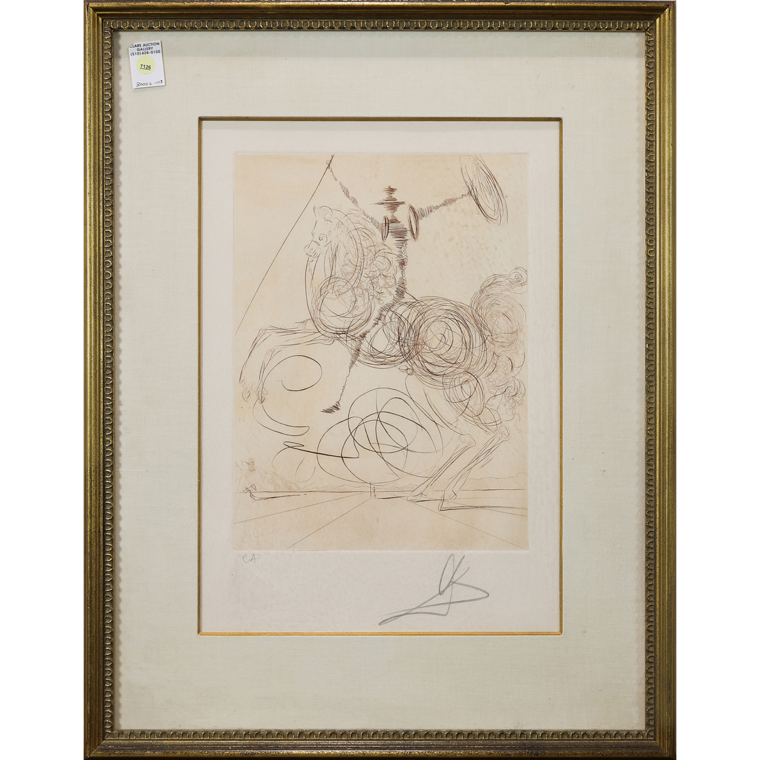 Appraisal: PRINT AFTER SALVADOR DALI After Salvador Dali Spanish - Knight