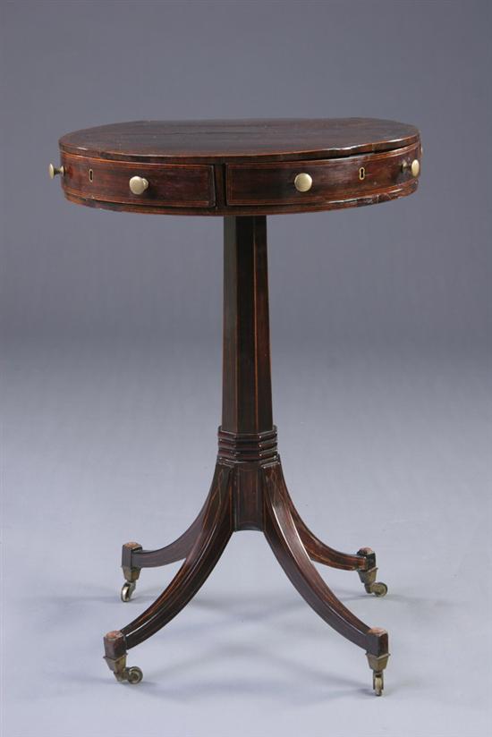 Appraisal: ENGLISH LATE VICTORIAN OCCASIONAL TABLE th century rosewood Inlaid circular