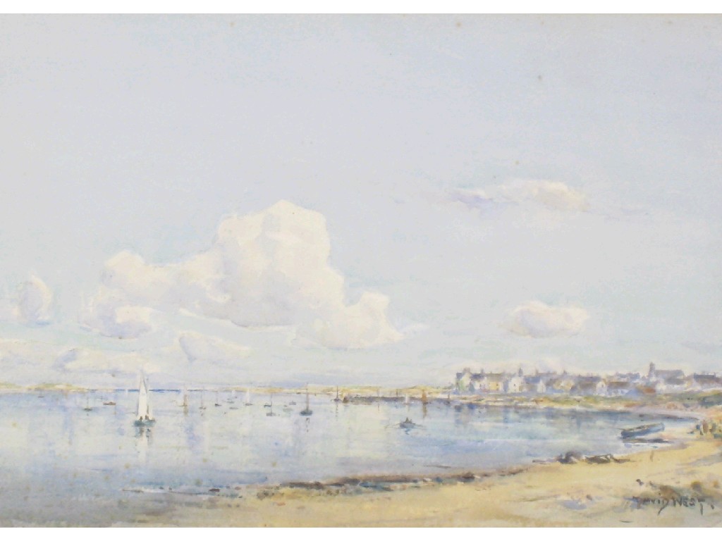 Appraisal: DAVID WEST R S W - The Findhorn Estuary Morayshire