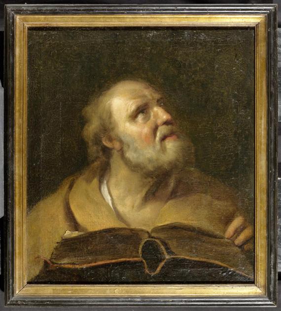 Appraisal: PROBABLY ITALY th c Saint Paul with the Bible Oil