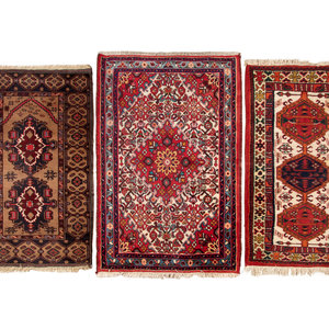 Appraisal: Three Wool Rugs comprising a Serab a Mahal and a