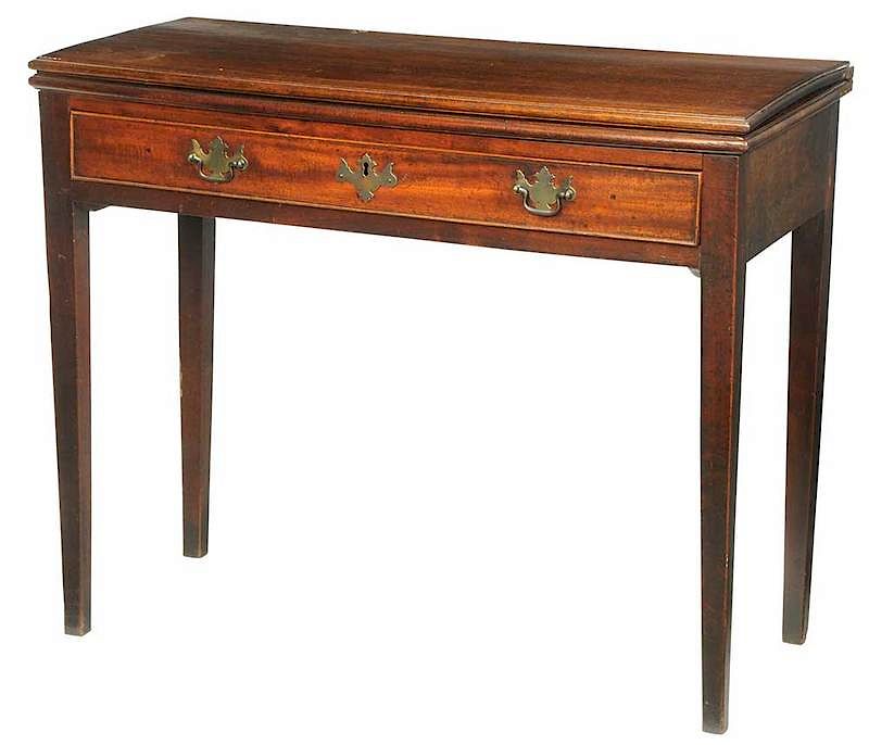 Appraisal: George III Mahogany Games Table British late th early th