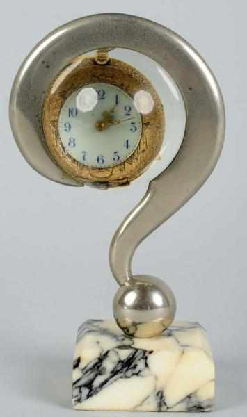 Appraisal: Magnifying Glass Watch Holder on Marble Base Condition Excellent Size