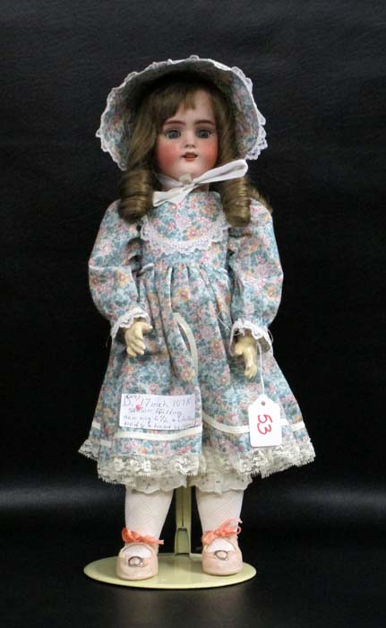 Appraisal: SIMON HALBIG GERMAN BISQUE HEAD GIRL DOLL Bisque socket head