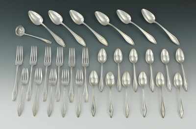 Appraisal: A Part Set of Sterling Silver Flatware in Mary Chilton