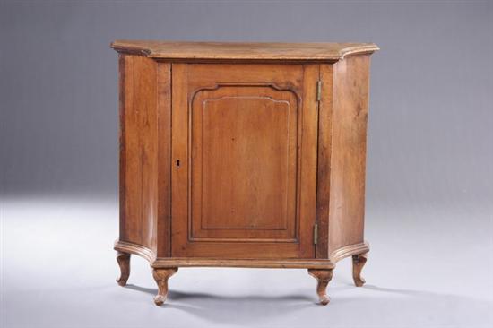 Appraisal: ITALIAN ROCOCO STYLE WALNUT CABINET late th early th century