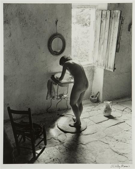 Appraisal: WILLY RONIS FRENCH B NU PROVENCALE Gelatin silver print signed