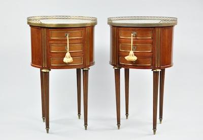 Appraisal: A Fine Pair of Louis XVI Commodes ca th Century