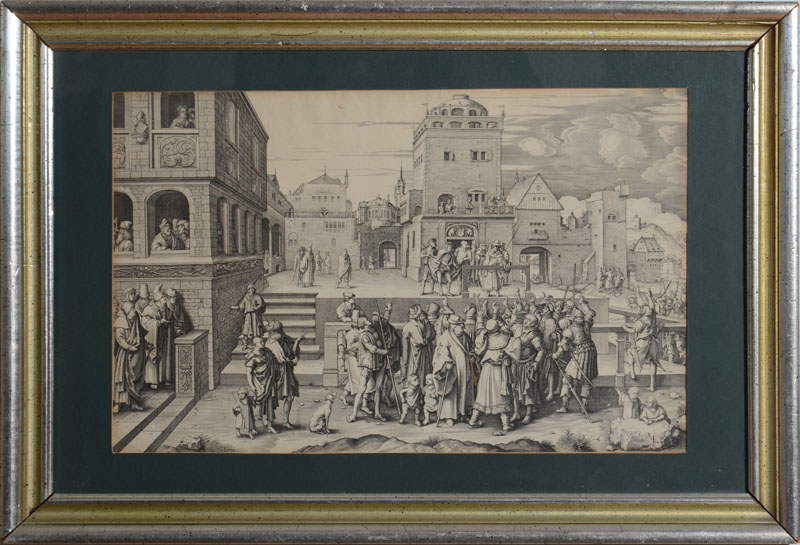 Appraisal: LUCAS VAN LEYDEN - ECCE HOMO BARTSCH Engraving on laid