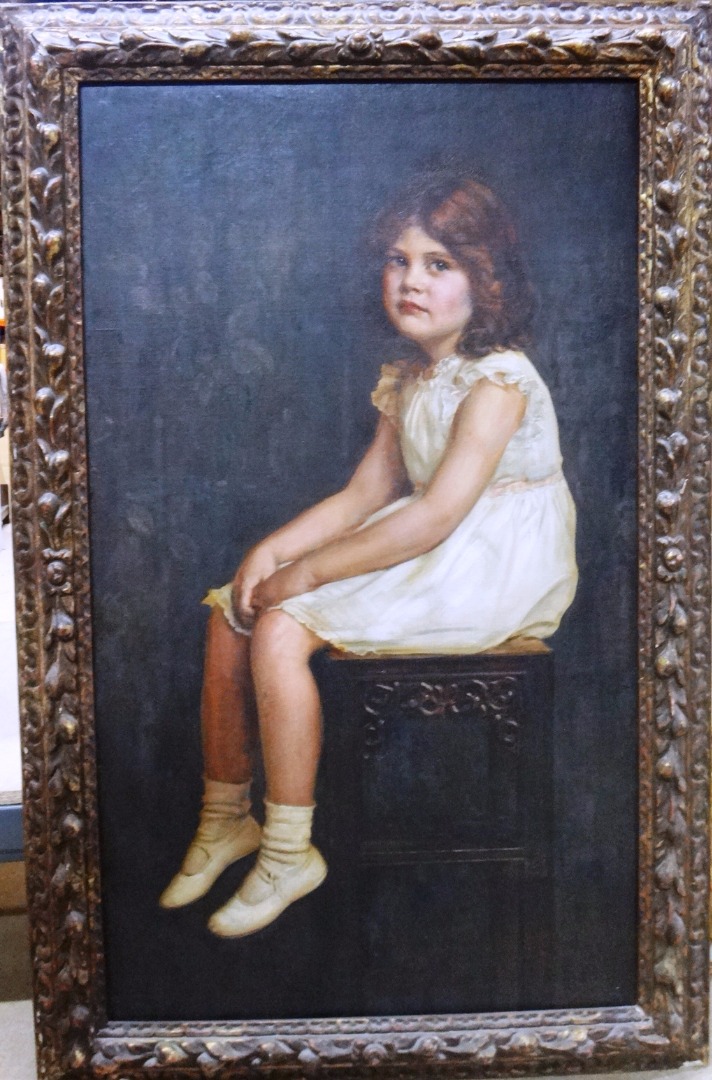 Appraisal: Ralph Peacock - Portrait of Sara oil on canvas laid