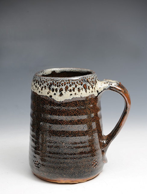 Appraisal: William Marshall British - Tankardpoured white glaze to rimimpressed potter's