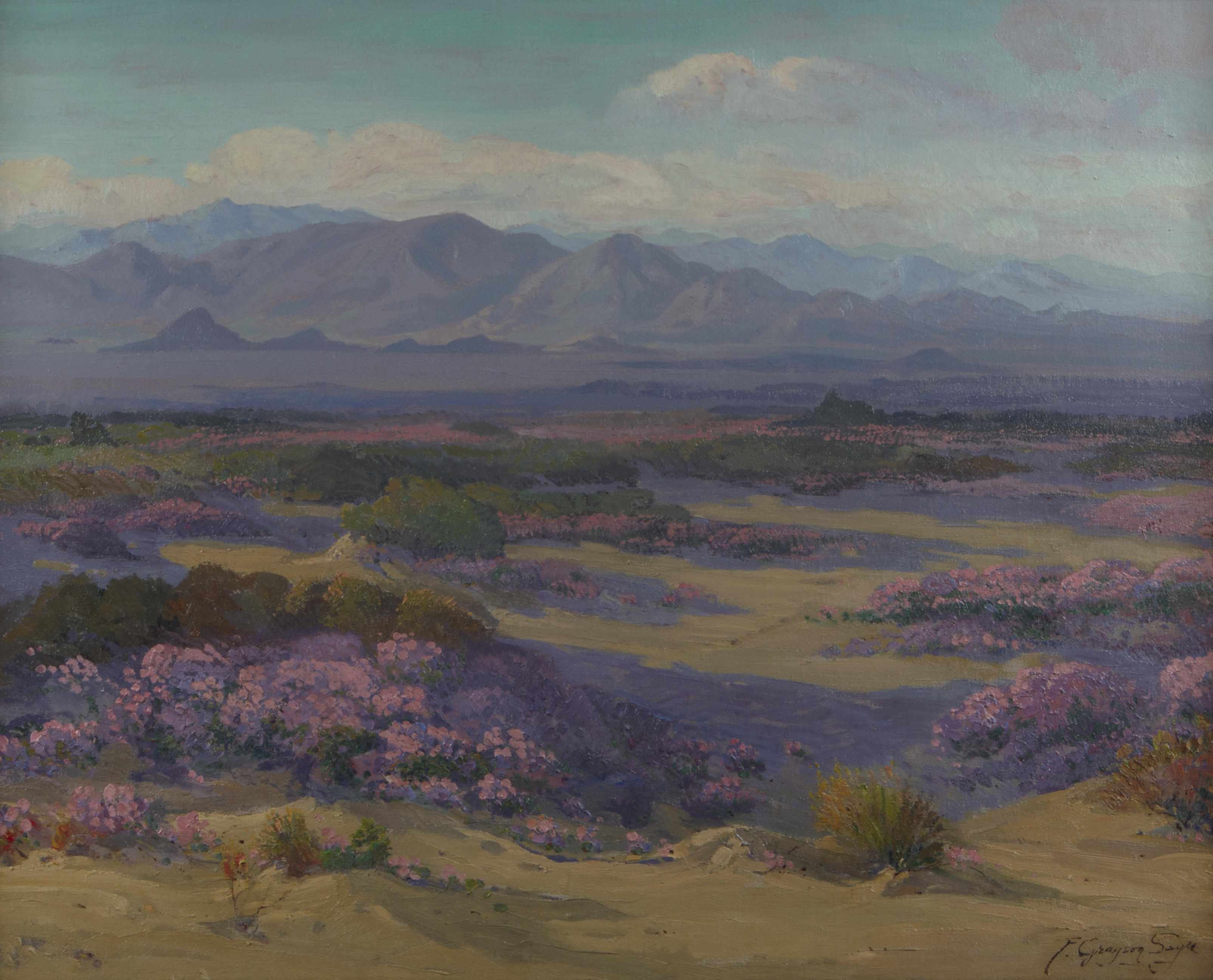 Appraisal: n a Fred Grayson Sayre American - Desert Verbena signed