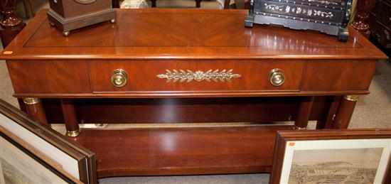 Appraisal: American Classical mahogany pier table Statton Furniture Estimate - No