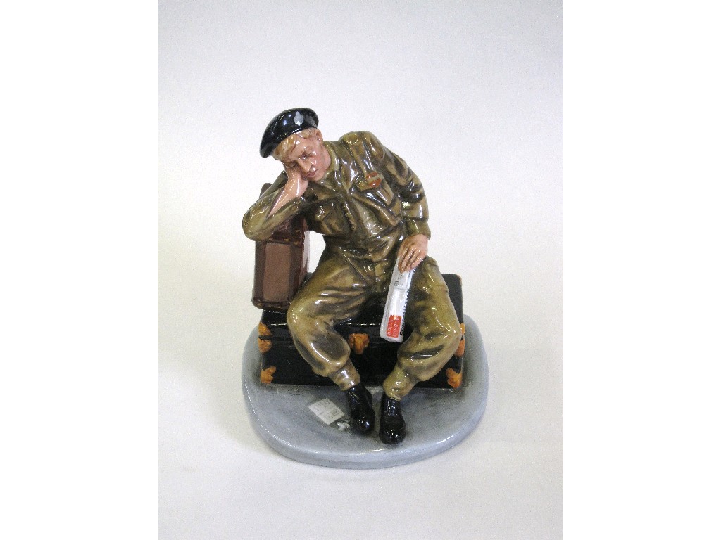 Appraisal: Limited Edition Royal Doulton figure 'The Railway Sleeper' HN designed