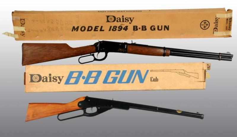 Appraisal: Lot of Daisy Lever-Action BB Guns Description American Includes both