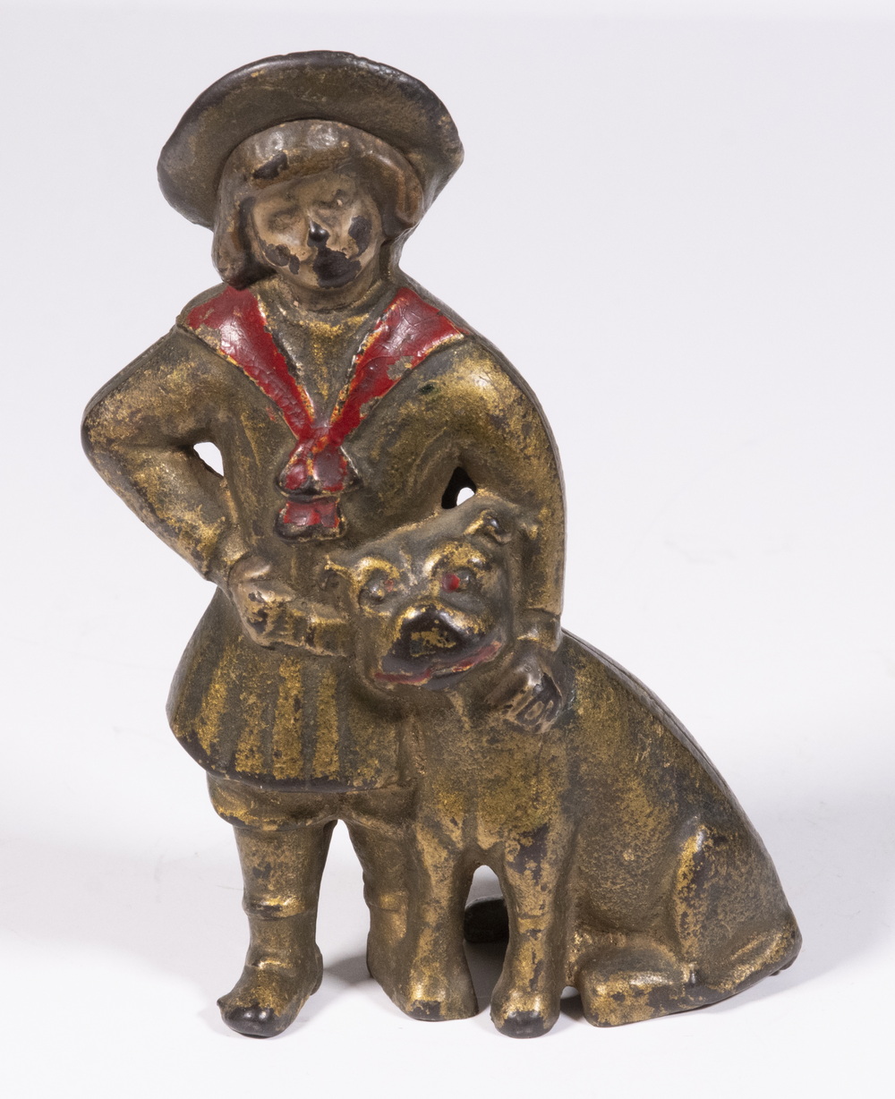 Appraisal: A C WILLIAMS BUSTER BROWN TIGE BANK Early th c