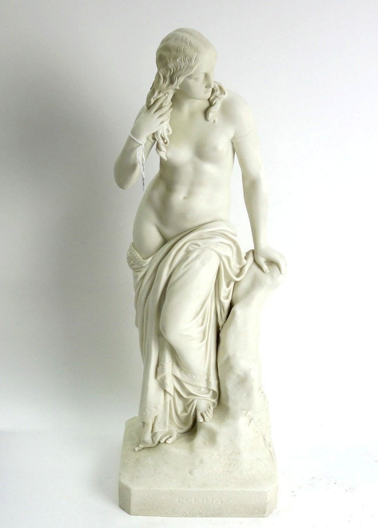 Appraisal: A Copeland parian ware figure of 'Eceria' late th century