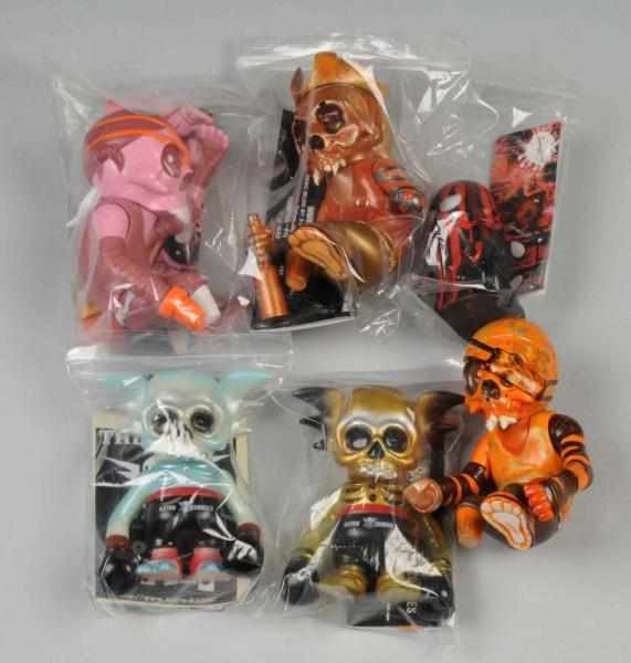 Appraisal: Lot of Pushead Soft Vinyl Figures Description Includes six figures