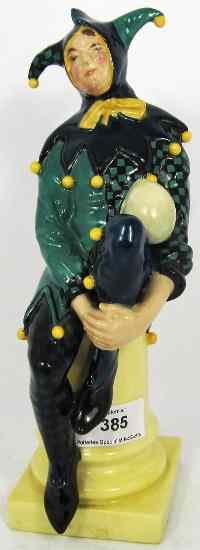 Appraisal: Early Impressive Royal Doulton Figure A Jester HN Signed C