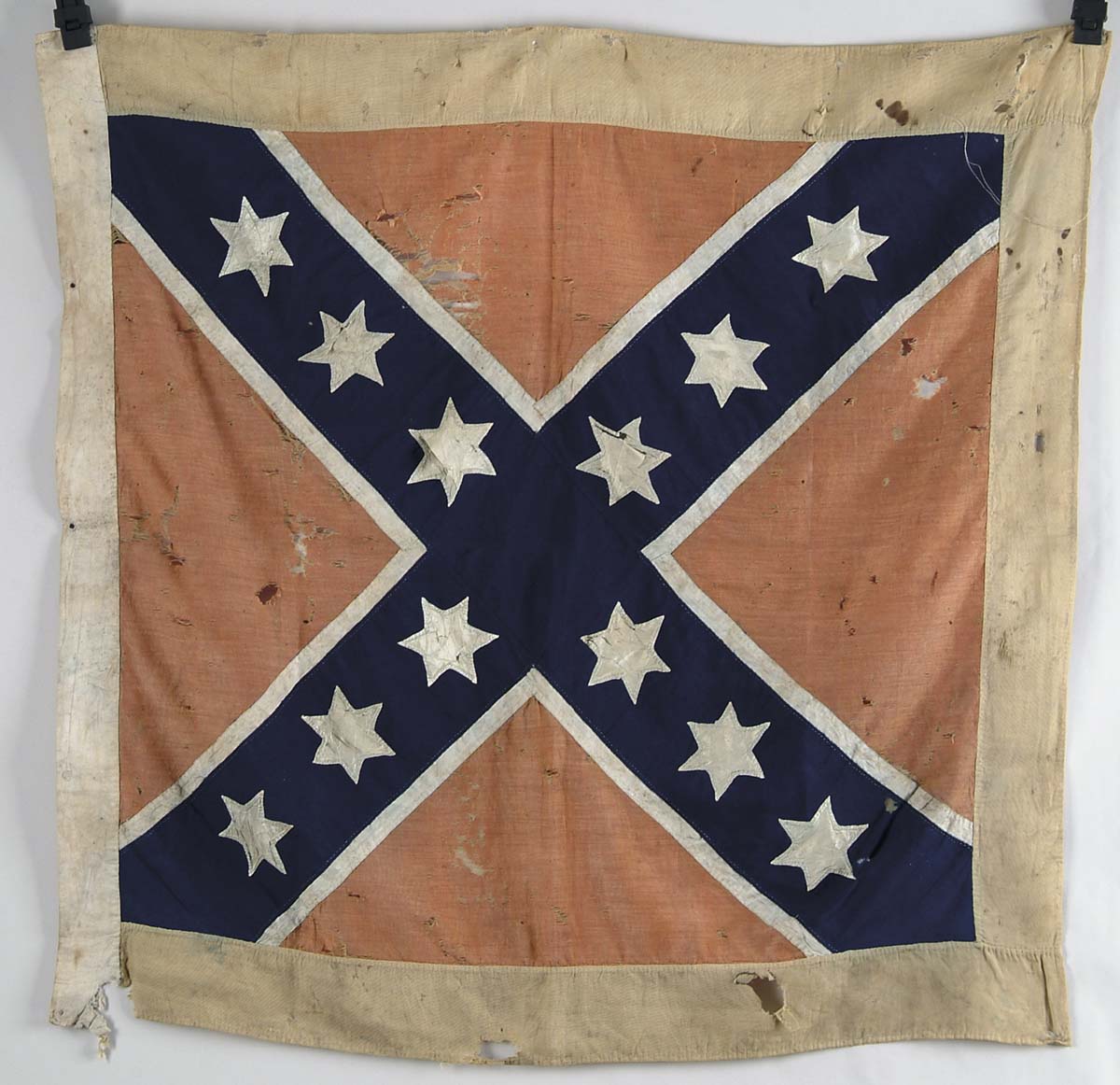 Appraisal: EXTREMELY RARE CONFEDERATE ARMY OF TENNESSEE CONTRACT BATTLE-FLAG OF THE