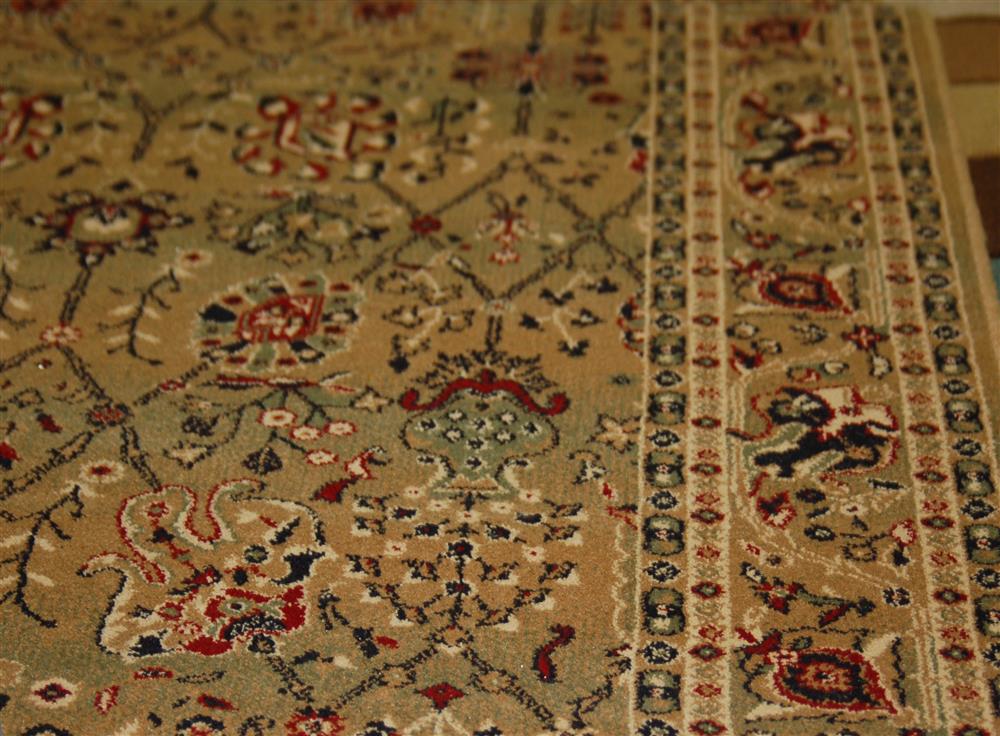 Appraisal: ERDENT MONGOLIAN IMPORT WOOL MACHINE-MADE RUG having an allover traditional