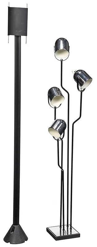 Appraisal: Goffredo Reggiani and Koch and Lowy Floor Lamps Italian and