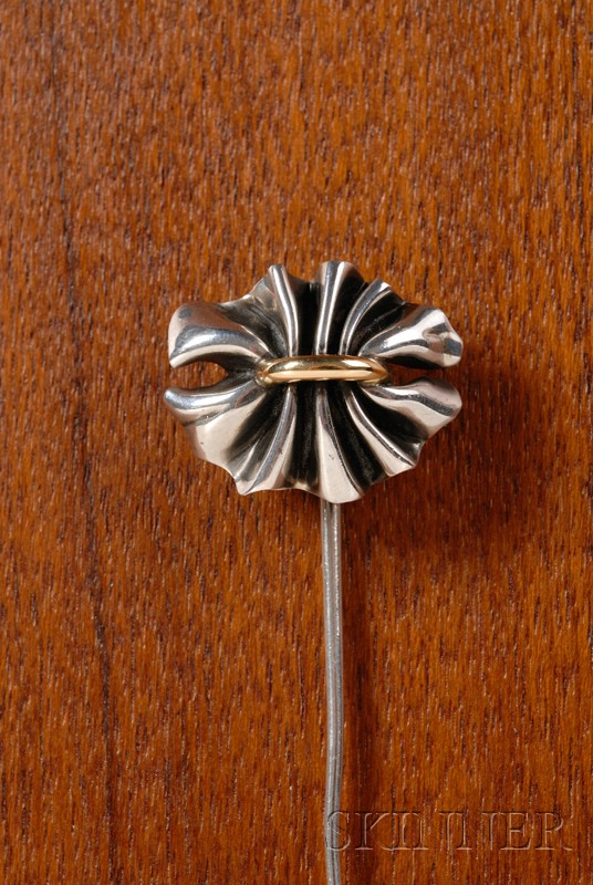 Appraisal: Georg Jensen Stick Pin Sterling silver Denmark - Silver gathered