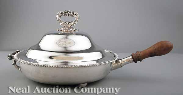 Appraisal: A George IV Sheffield Plate Covered Vegetable Dish Blagden Hodgson