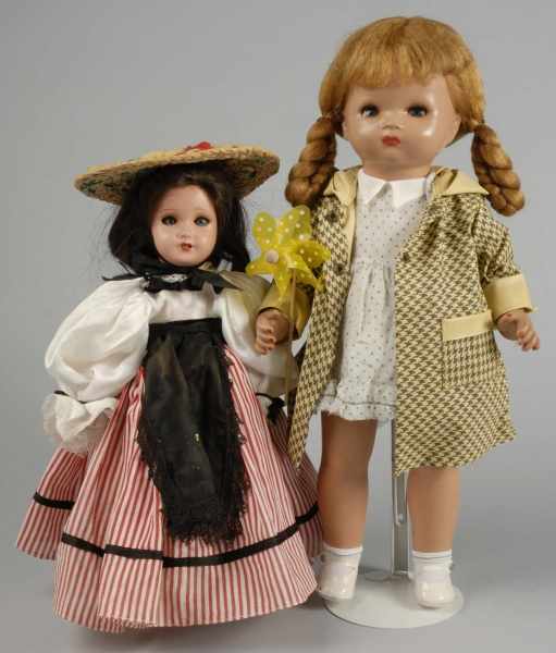 Appraisal: Lot of French Dolls Description Excellent quality papier-m ch toddler