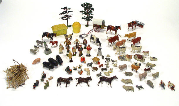 Appraisal: Collections of mainly Britain's farm yard animals including horses and