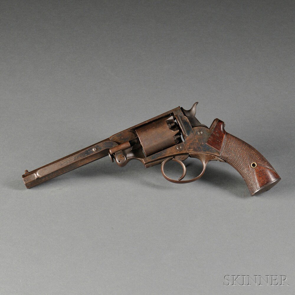 Appraisal: Martially Marked Massachusetts Arms Adams Patent Navy Model Revolver c