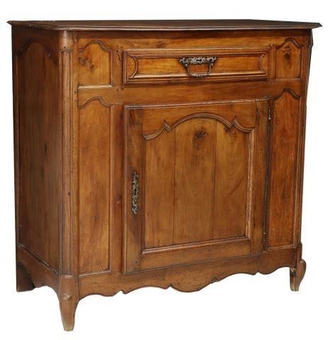 Appraisal: French Louis XV style oak and fruitwood confiturier cabinet late