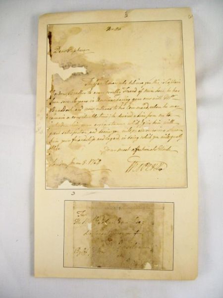 Appraisal: Thomas Penn - - Letter Thomas Penn was a son