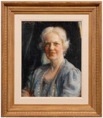 Appraisal: Lazar Raditz painting Pennsylvania - portrait of an older woman