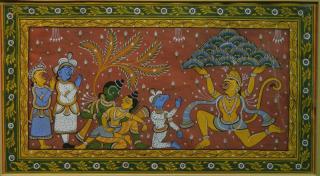 Appraisal: Eastern Indian School gouache Eastern Indian School- Processional- gouache on