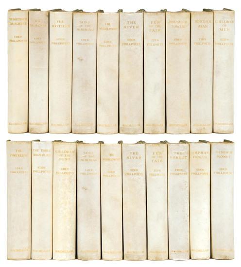 Appraisal: PHILPOTTS Eden Dartmoor Novels London Macmillan Co Ltd - vols