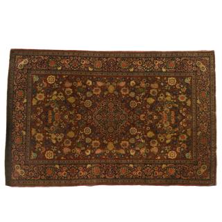 Appraisal: Persian carpet Persian carpet First half th c tight floral