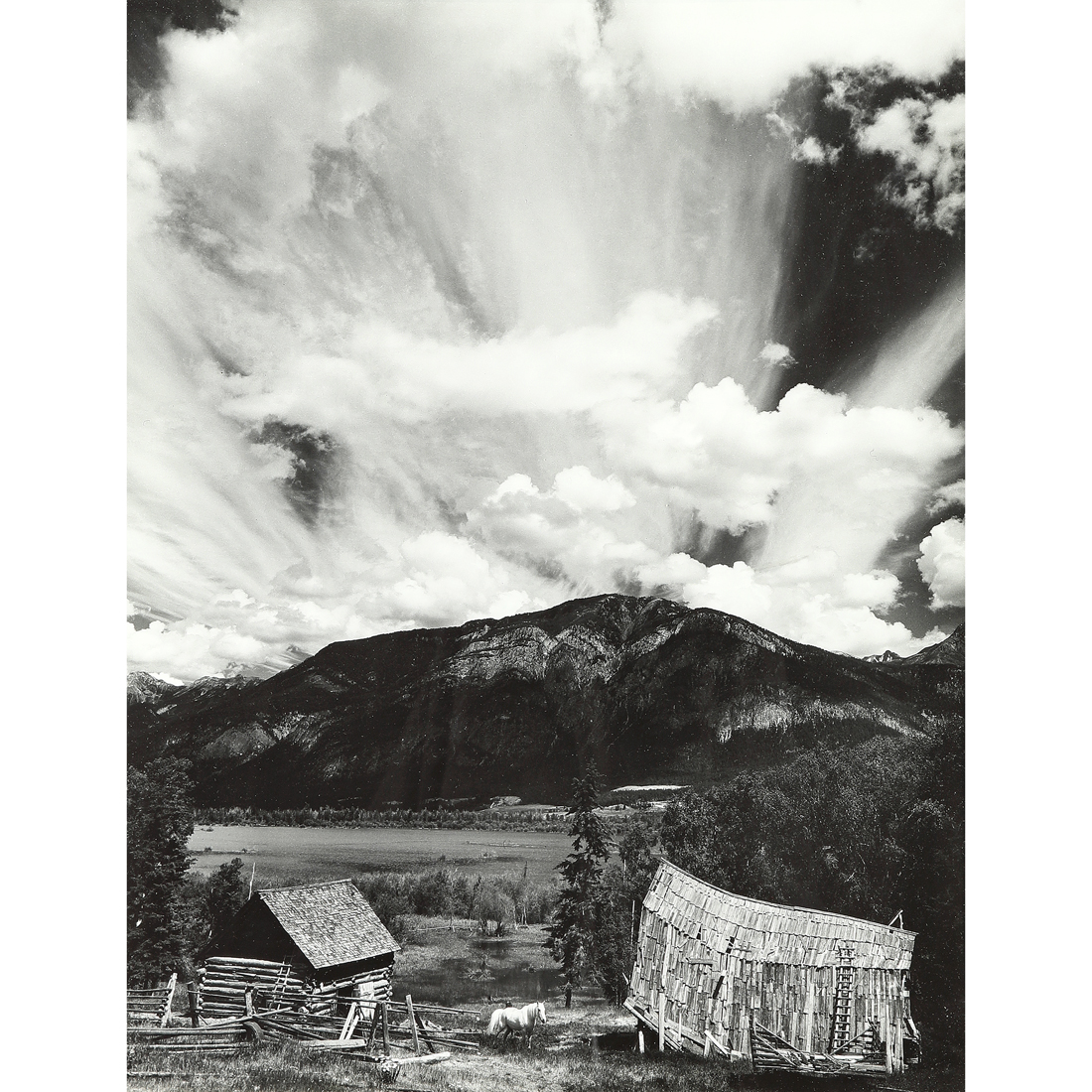 Appraisal: PHOTOGRAPH ROBERT WERLING Robert Werling American b Thunderstorm - Canada